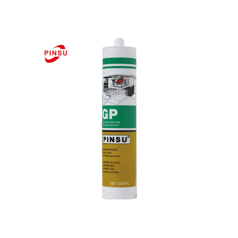 Acetický silikonový tmel PINSU-GP pro těsnění skla a oken